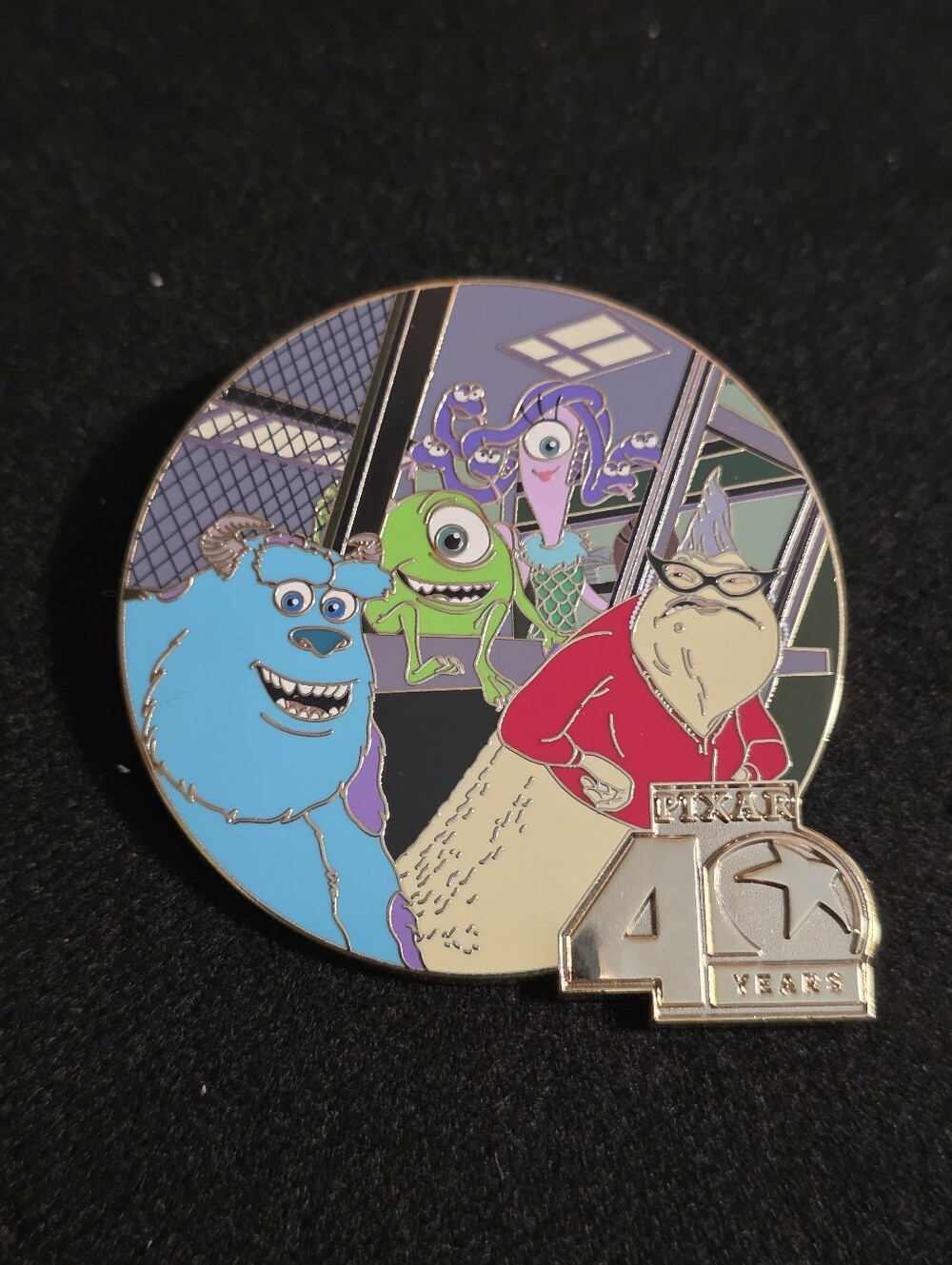 D23 Pixar 40 Years Collectible Enamel Pin - Monsters Inc